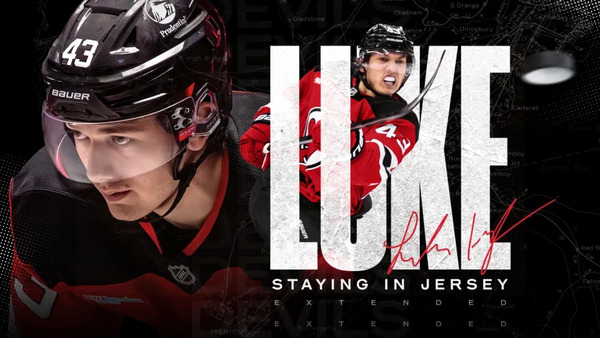 Devils Agree to Terms with Luke Hughes on 7-Year Deal