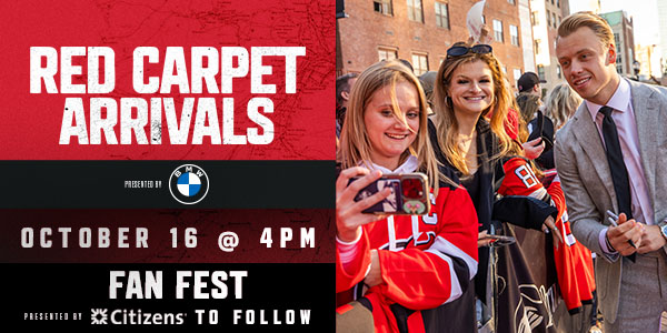 Red Carpet Arrivals & Fan Fest on October 16 at 4PM