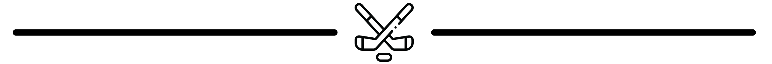 Hockey Sticks Divider Graphic