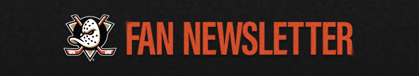 Anaheim Ducks Fan Newsletter