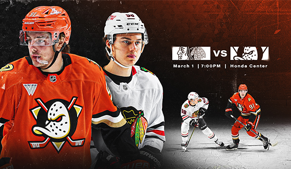 Ducks vs. Blackhawks - Carlsson vs. Bedard