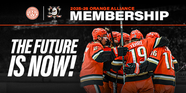 Anaheim Ducks 2025-26 Orange Alliance Membership - The Future Is Now!