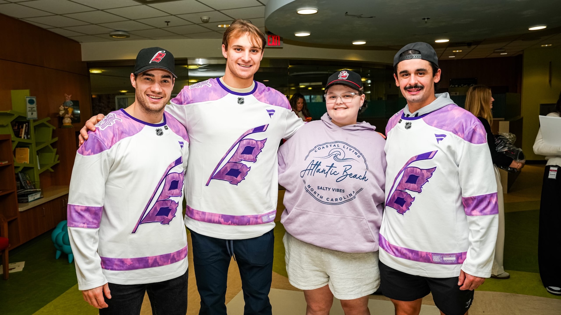 2025-26 Canes Visit UNC Children's Hospital