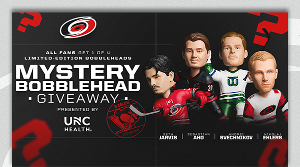 Mystery Bobblehead Giveaway presented by UNC Health