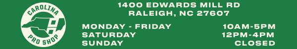 Carolina Pro Shop Hours