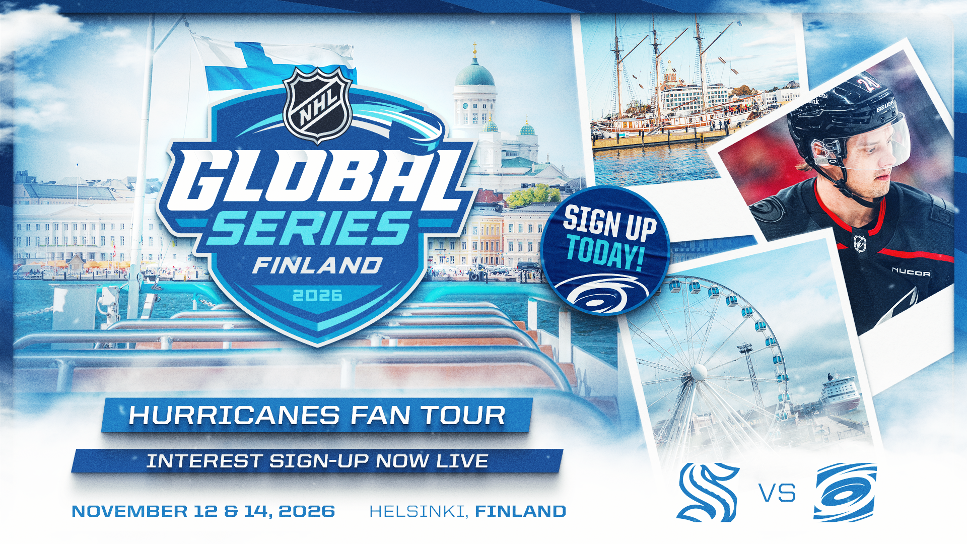 NHL Global Series 2026 | Canes Fan Tour Interest Sign-Up Now
