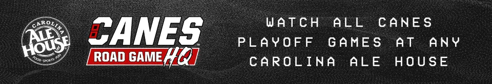 Watch All Canes Playoff Games At Any Carolina Ale House