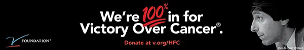 We're 100% in for Victory Over Cancer. | The V Foundation