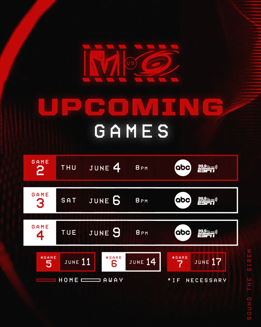 Upcoming Games graphic