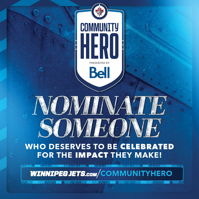 community hero presented by bell. nominate someone who deserves to be celebrated for the impact they make!
