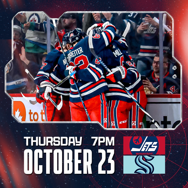 Thursday, Oct. 23 at 7 p.m. vs Kraken