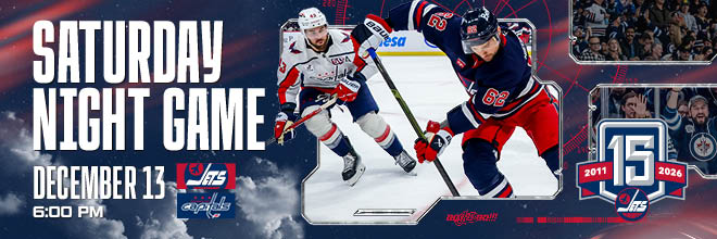 Saturday Night Game. December 13 vs. Capitals at 6 p.m.