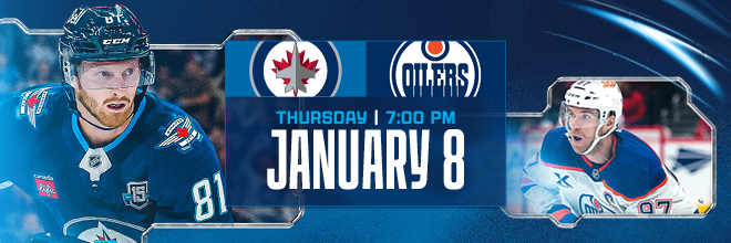 Thursday, January 8 at 7 p.m. Jets vs Oilers