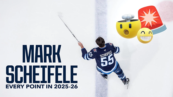 Mark Scheifele every point in 2025-26