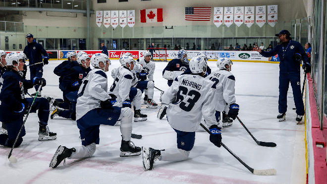 Winnipeg Jets prospects at development camp