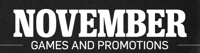 November Games and Promotions