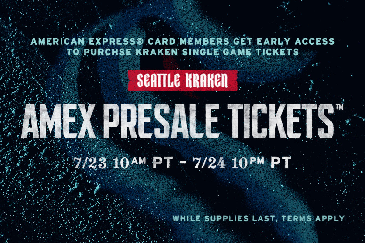 American Express Card Members get early access to purchase Kraken Single Game Tickets