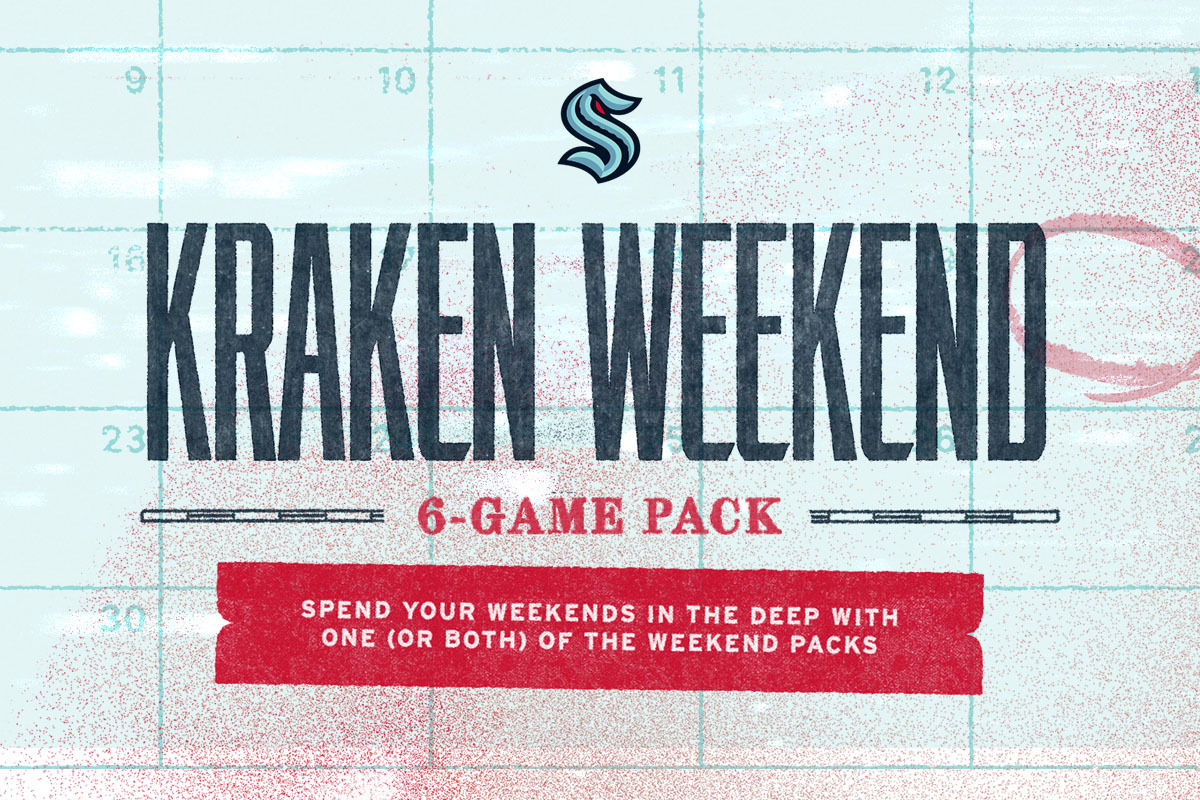 Kraken weekend 6-game pack graphic
