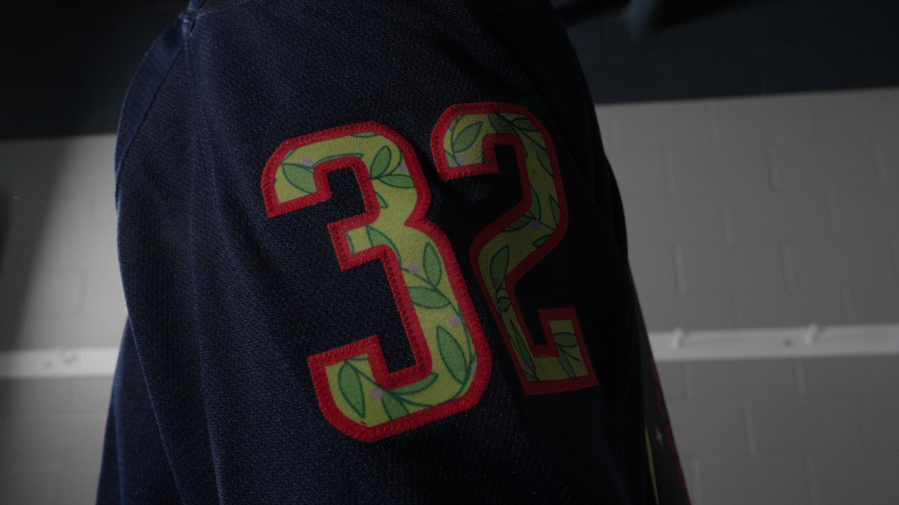 Jersey gif of the kraken hispanic heritage design