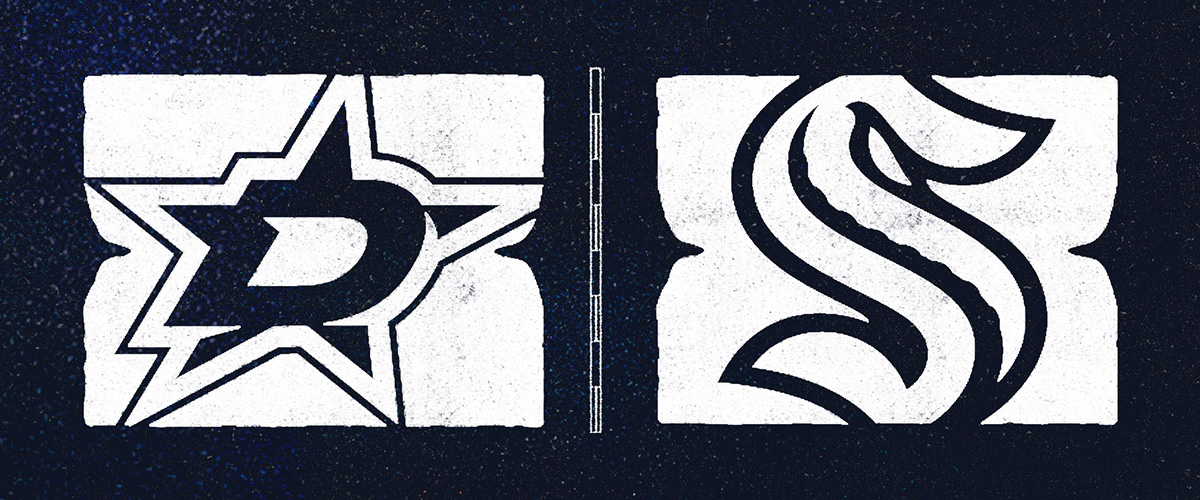 Matchup graphic of Stars vs Kraken
