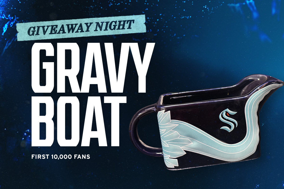 Giveaway night for a Kraken gravy boat to the first 10,000 fans