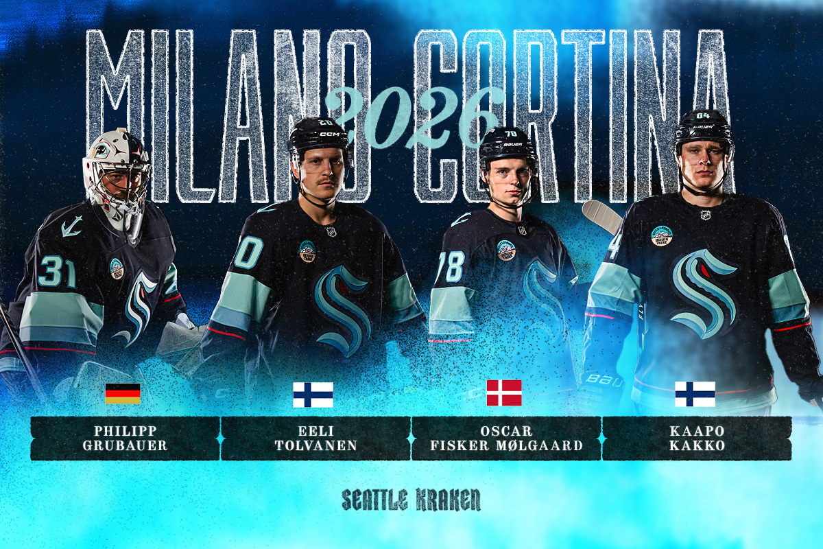 Kraken players going to Milano Cortina