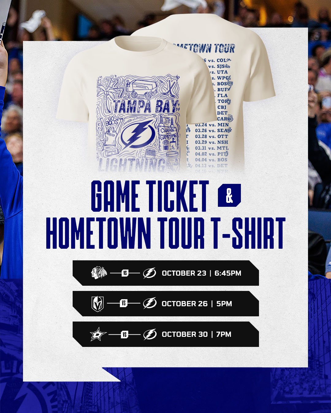 HOMETOWN TOUR T-SHIRT