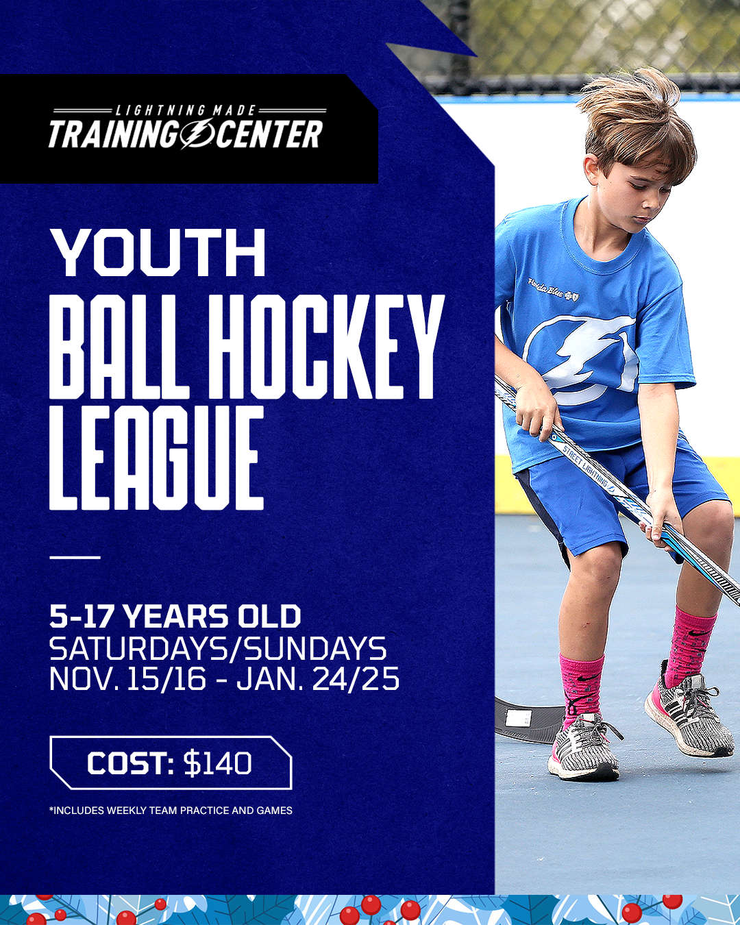 YOUTH BALL HOCKEY