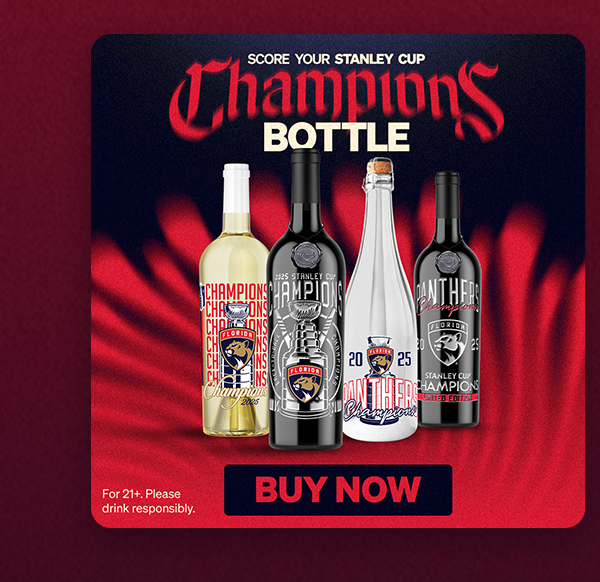  Score Your Stanley Cup Champions Bottle | Buy Now!