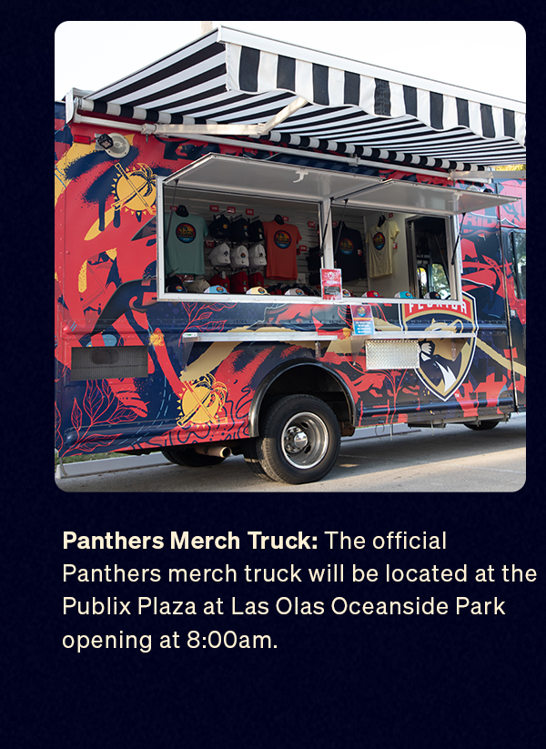 Panthers Merch Truck