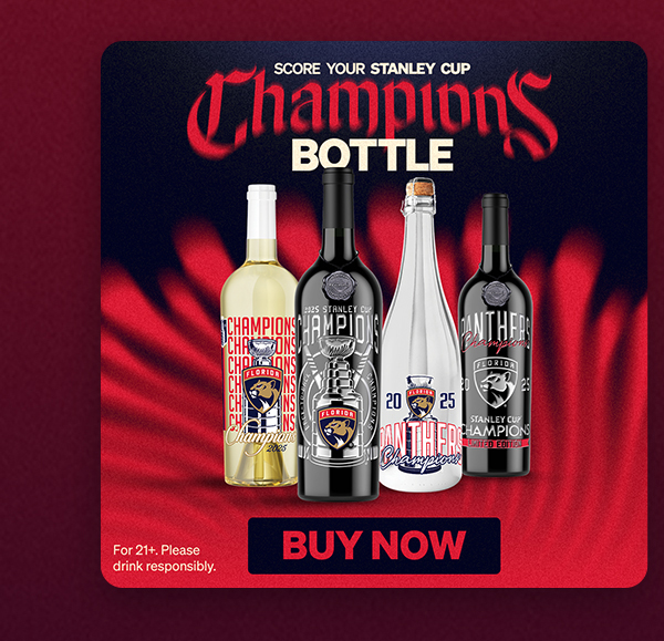  Score Your Stanley Cup Champions Bottle | Buy Now!