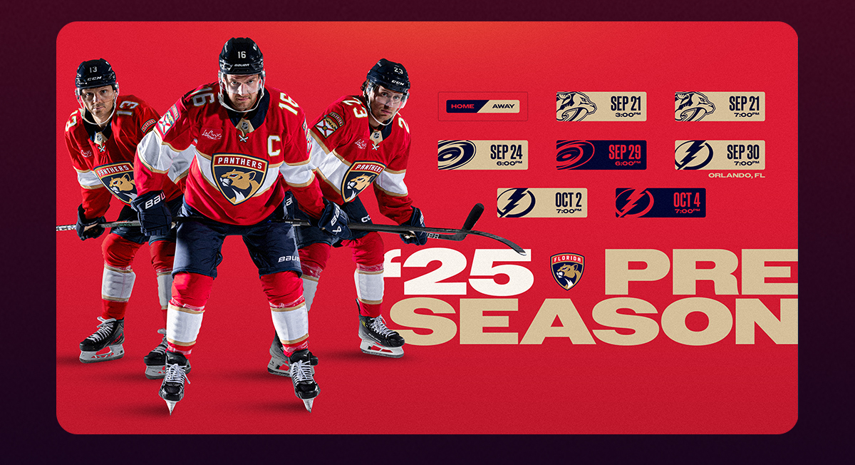 '25 Pre Season Schedule