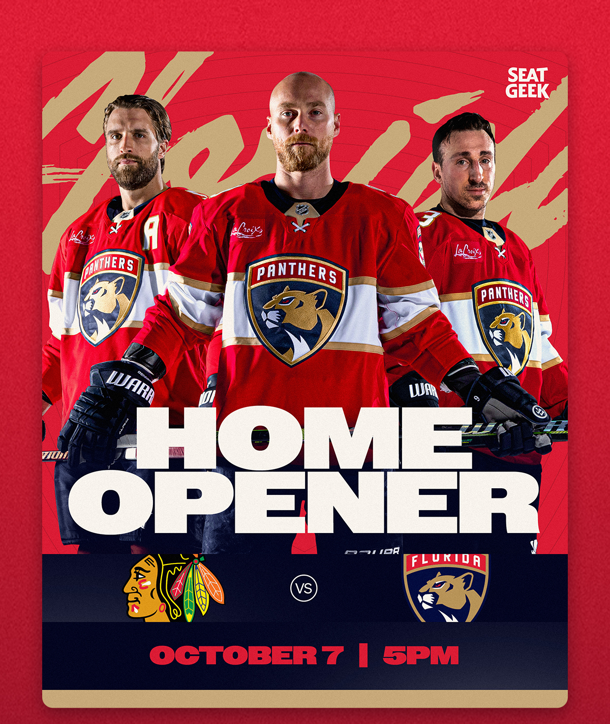 Home Opener | October 7 | Amerant Bank Arena