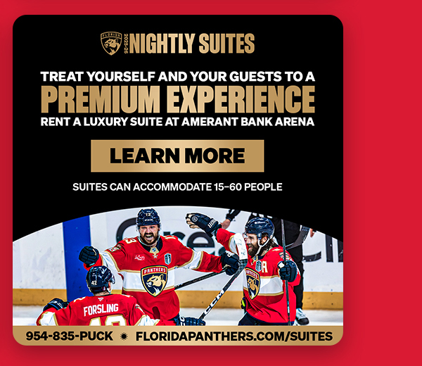 2025-26 Nightly Suites On Sale Now | Learn More