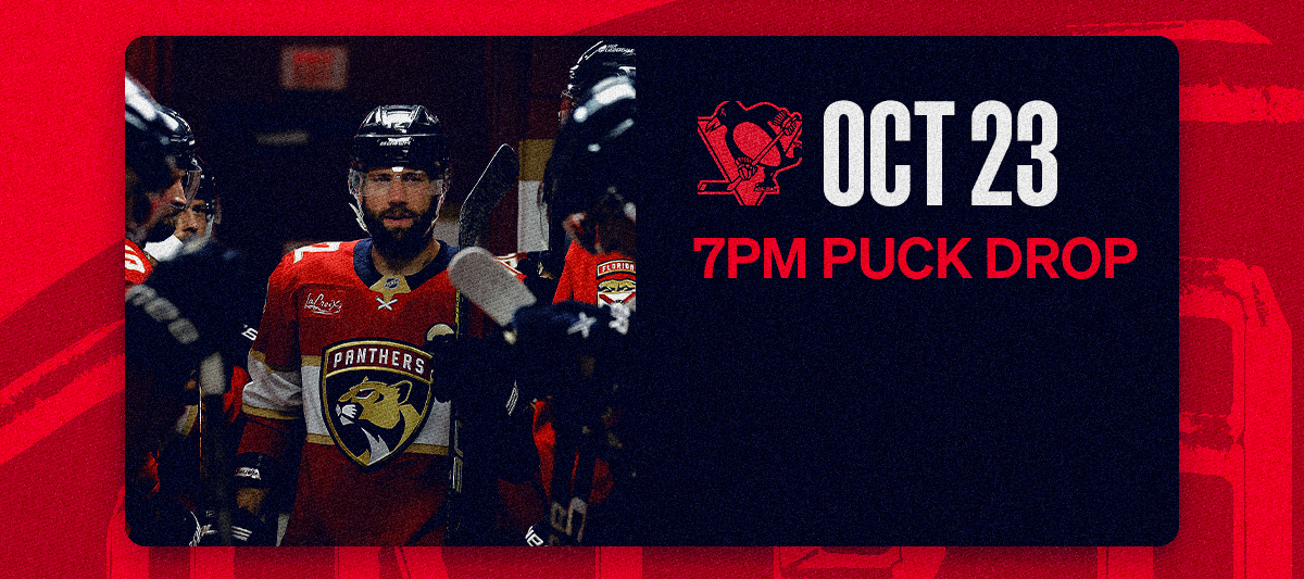 October 23 | FLA vs PIT