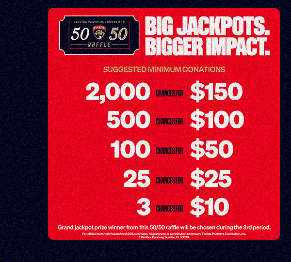 50/50 Raffle Jackpot