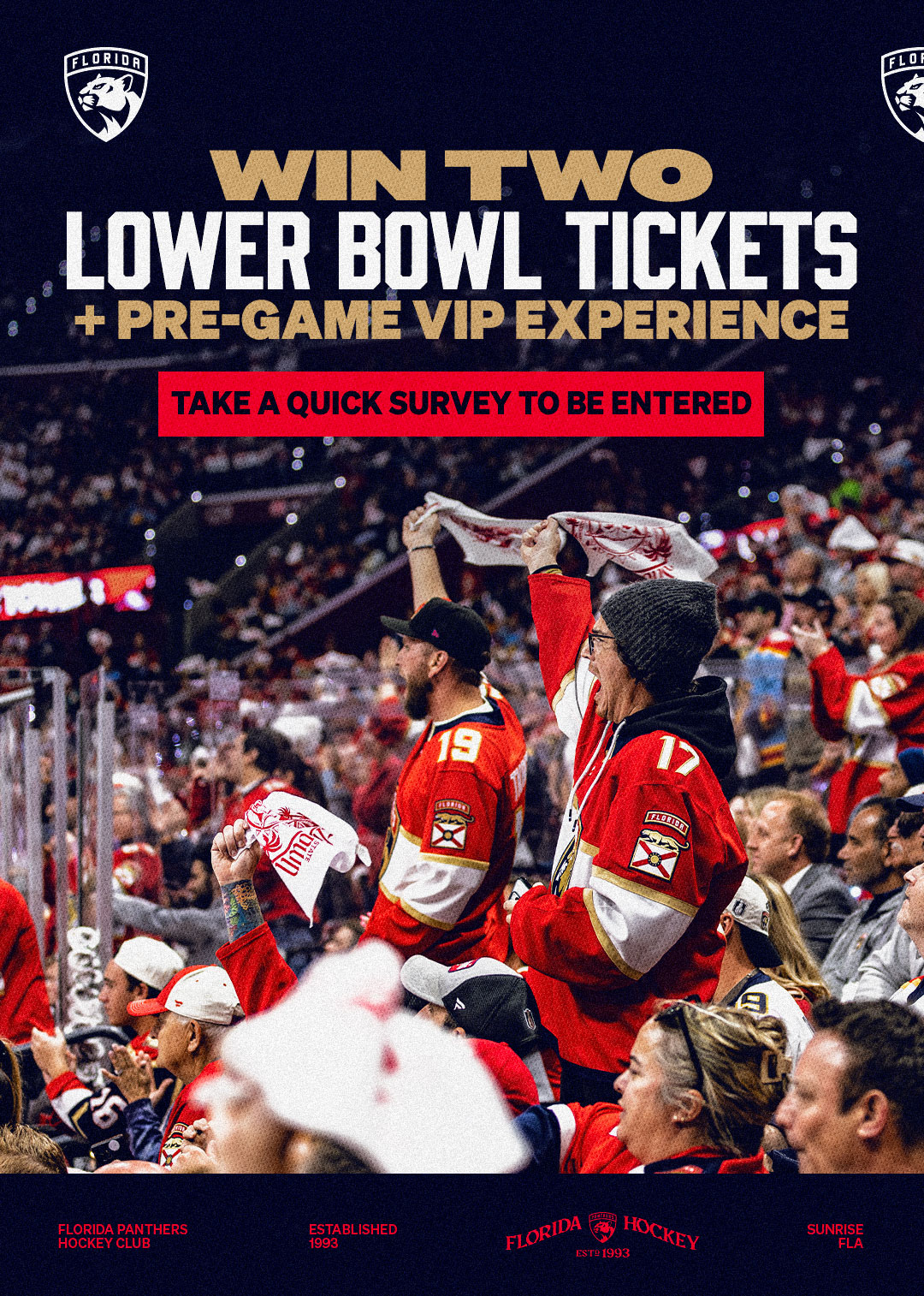 Win Two Lower bowl Tickets + Pre-Game VIP Experience