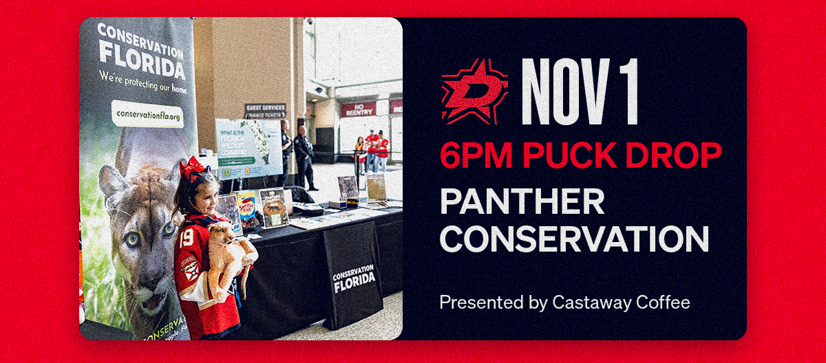 November 1 | FLA vs DAL | Panther Conservation
