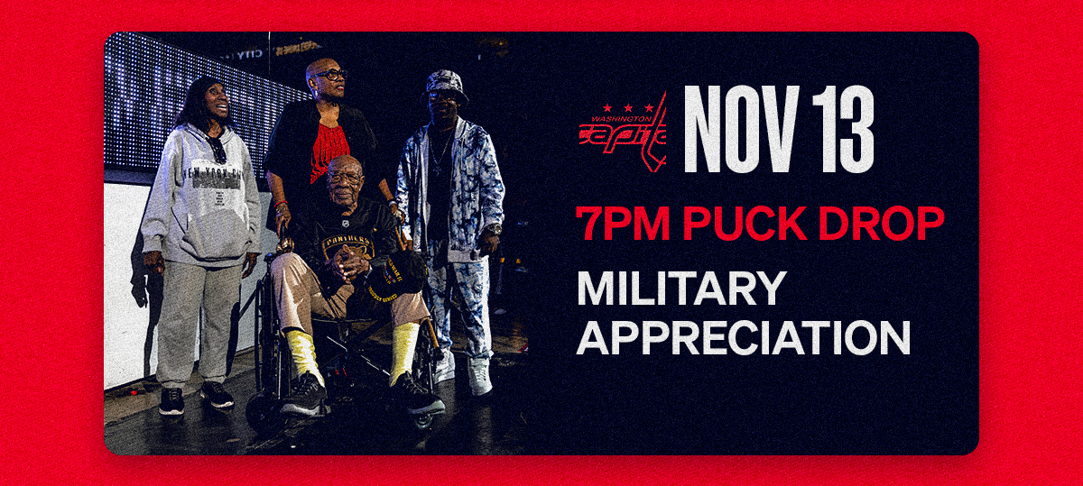 November 13 | FLA vs WSH | Military Appreciation
