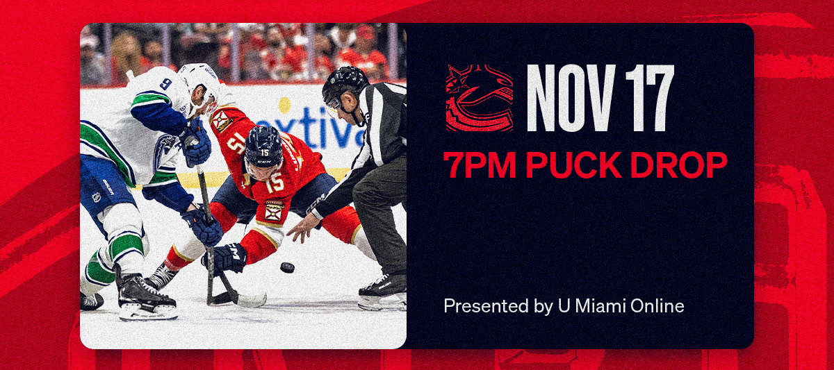 November 17 | FLA vs VAN 