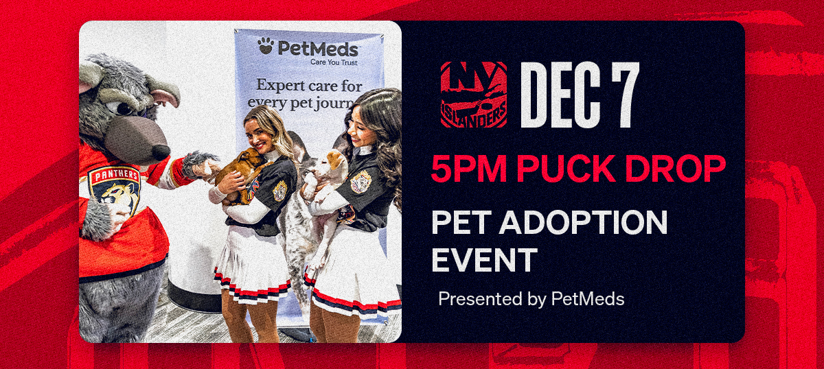December 7 | FLA vs NYI | Presented by PetMeds