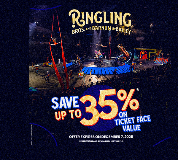 Ringling Bros. | January 23rd - 25th | Amerant Bank Arena