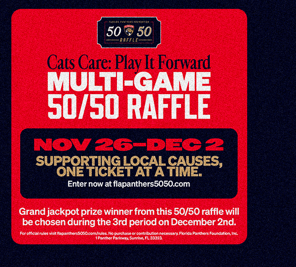 Panthers Foundation | 50/50 Raffle