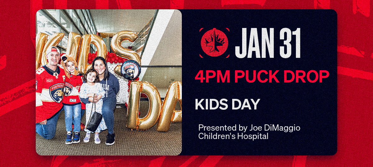 January 31 | FLA vs WPG | Kids Day