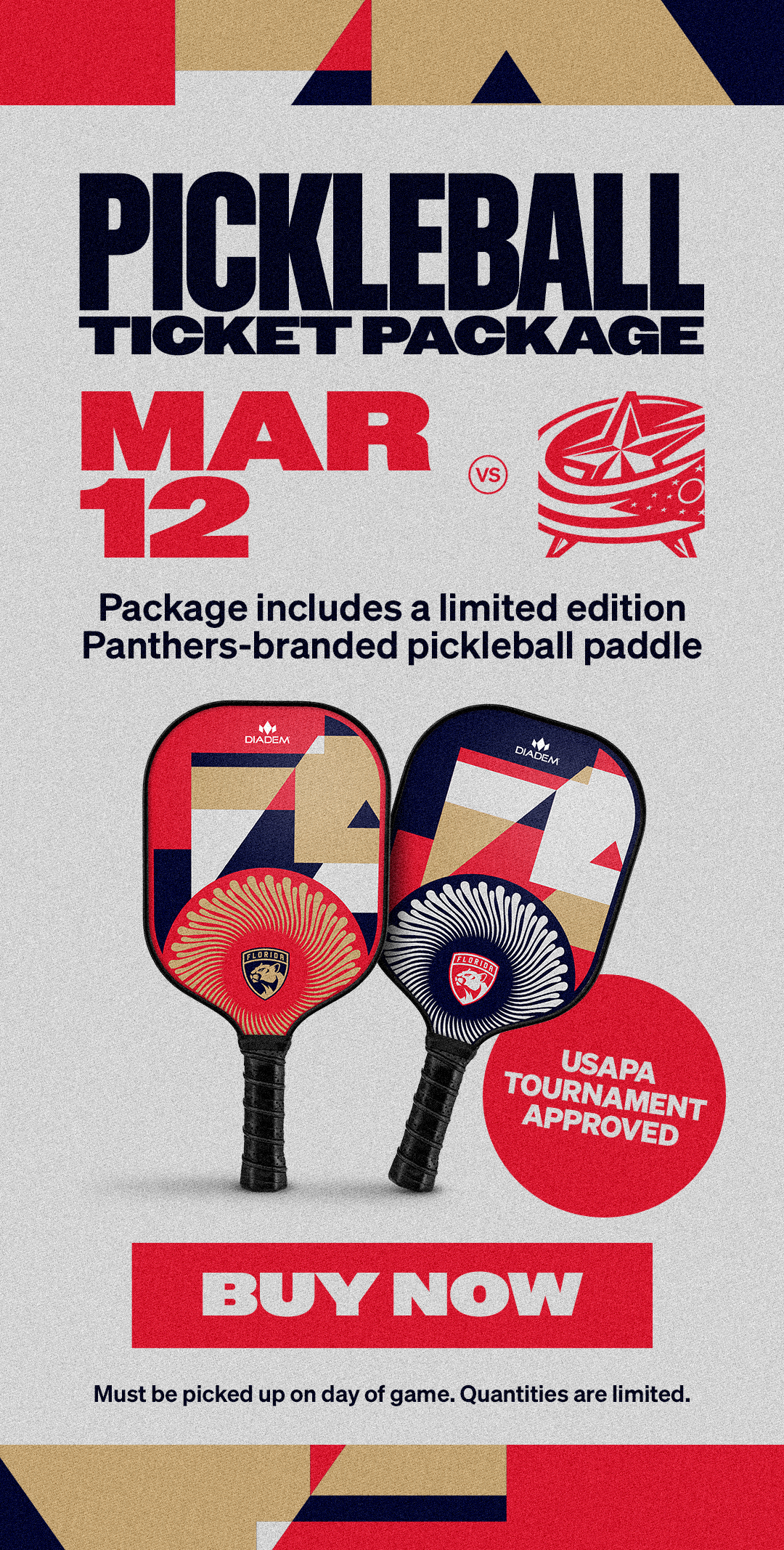 Pickleball Ticket Package | Mar 12 | Buy Now