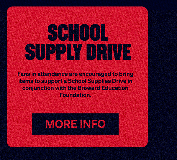School Supply Drive | Learn More
