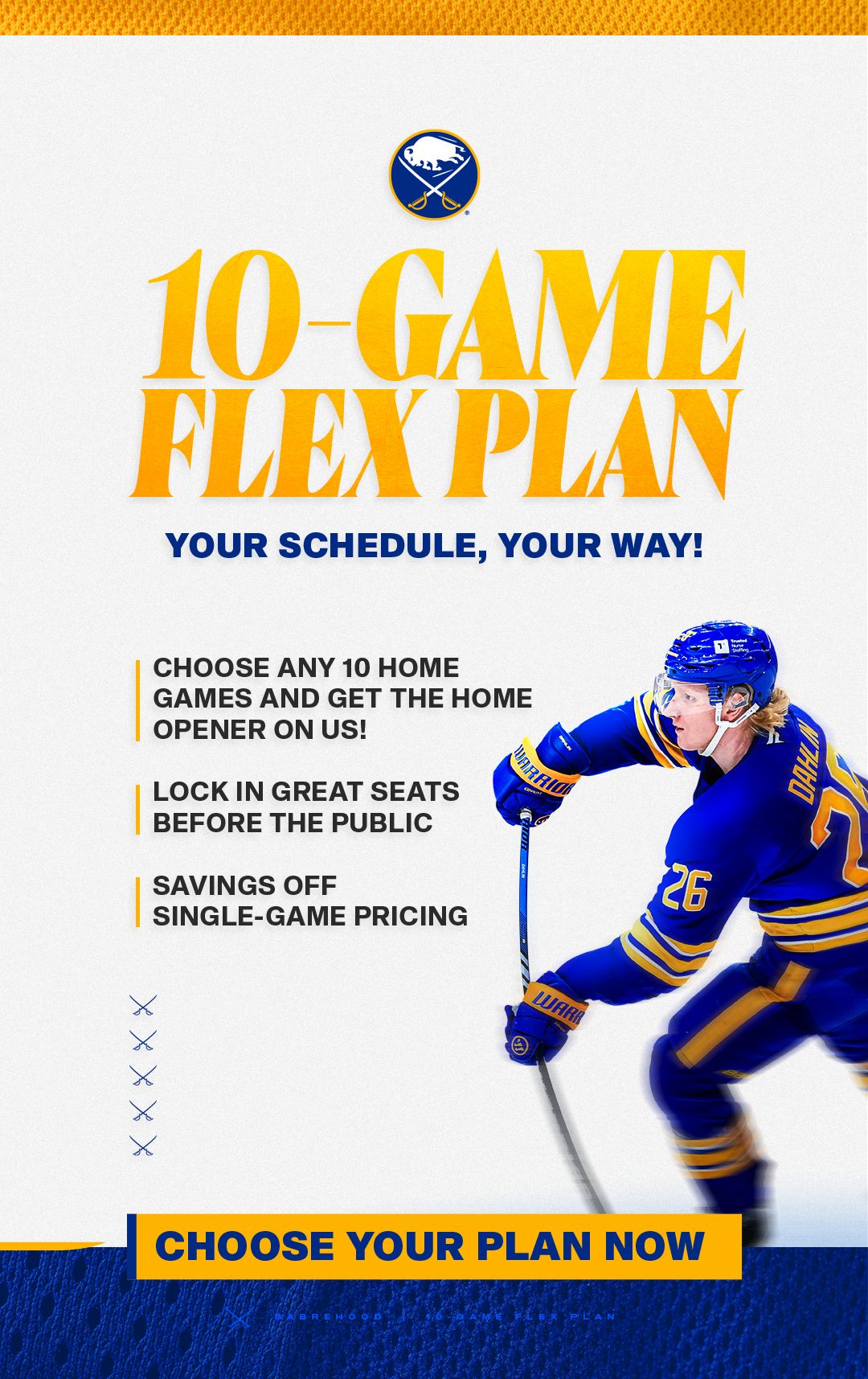 10-Game Flex Plans on sale now!