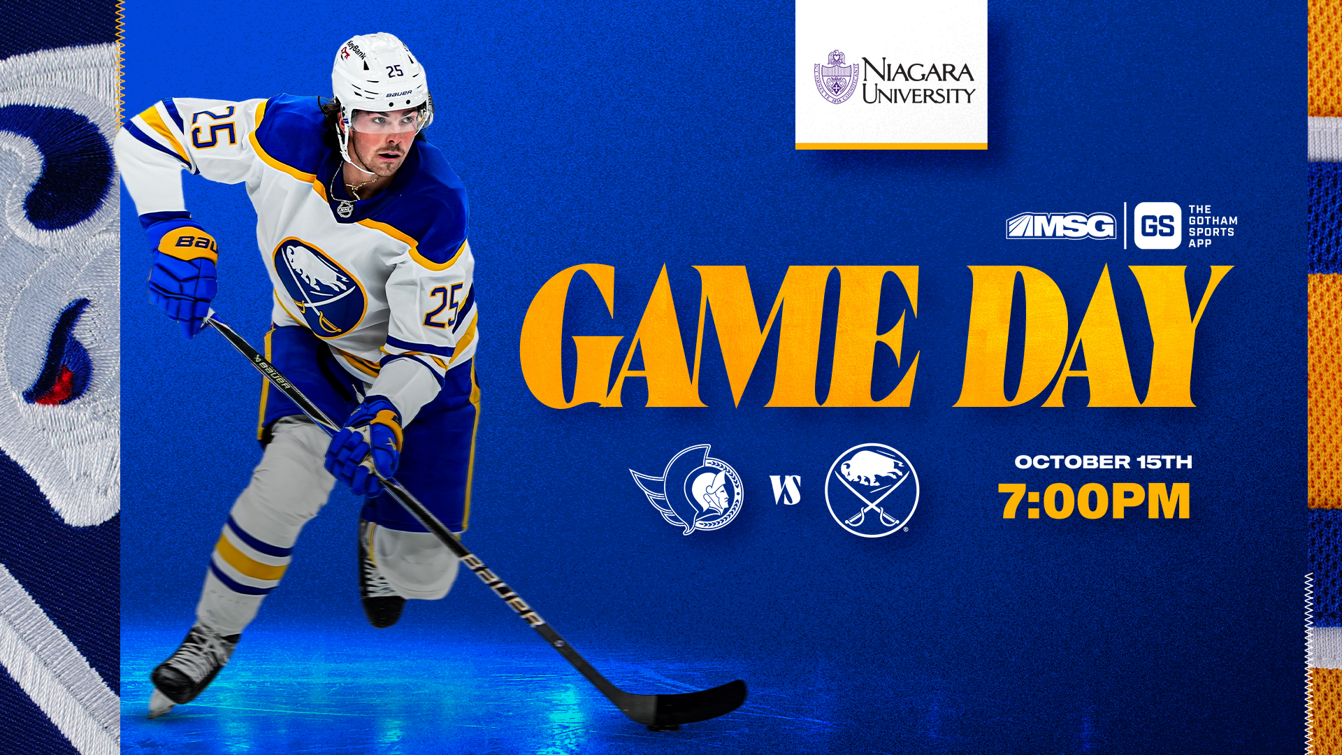 Game Day: Sabres vs. Senators