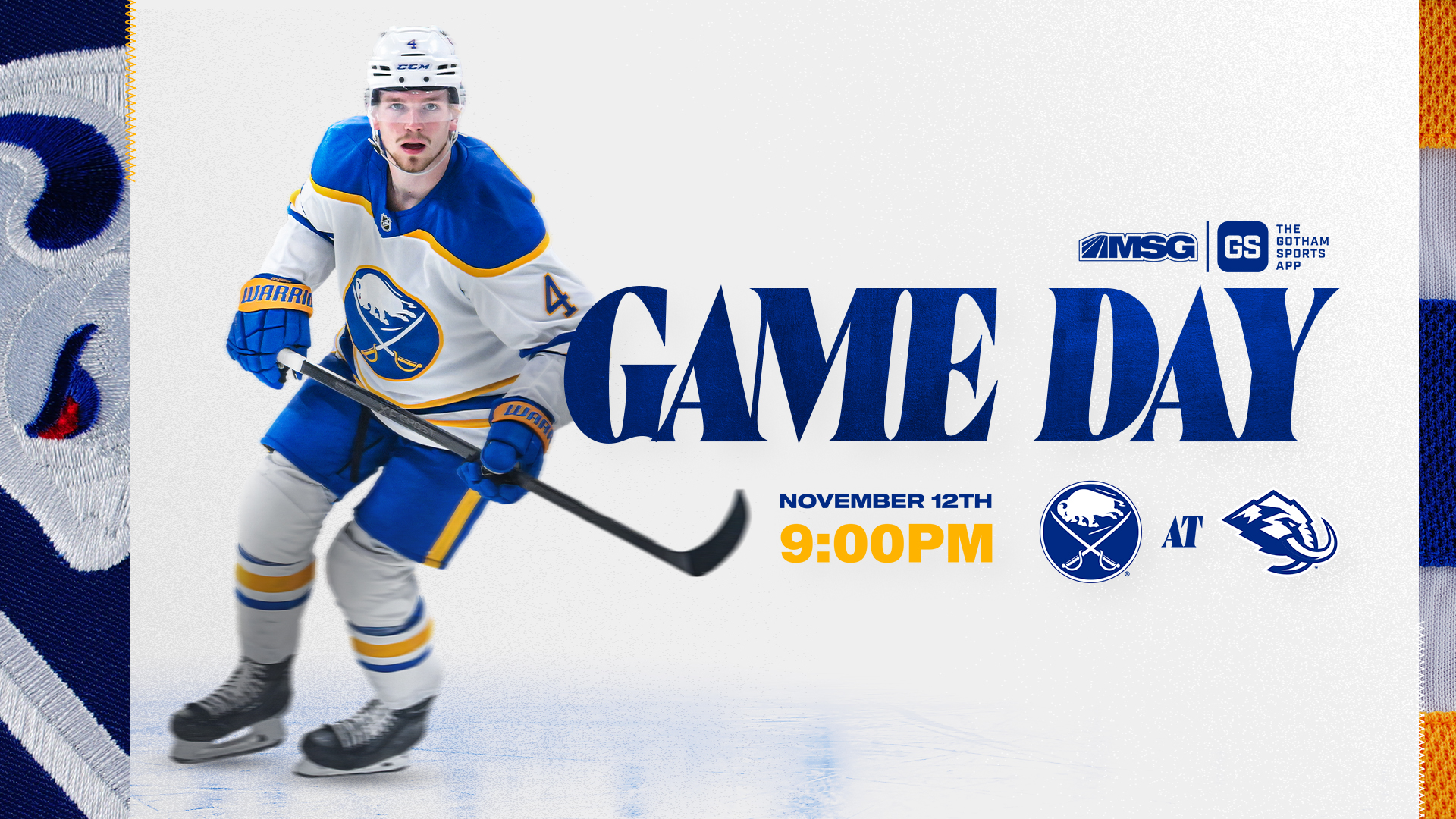 Game Day: Sabres vs. Mammoth