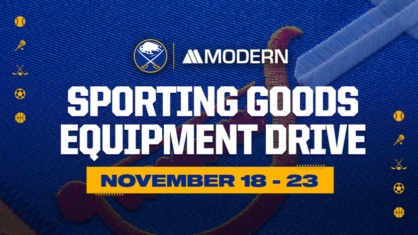 Sabres x Modern: Sporting Goods Equipment Drive